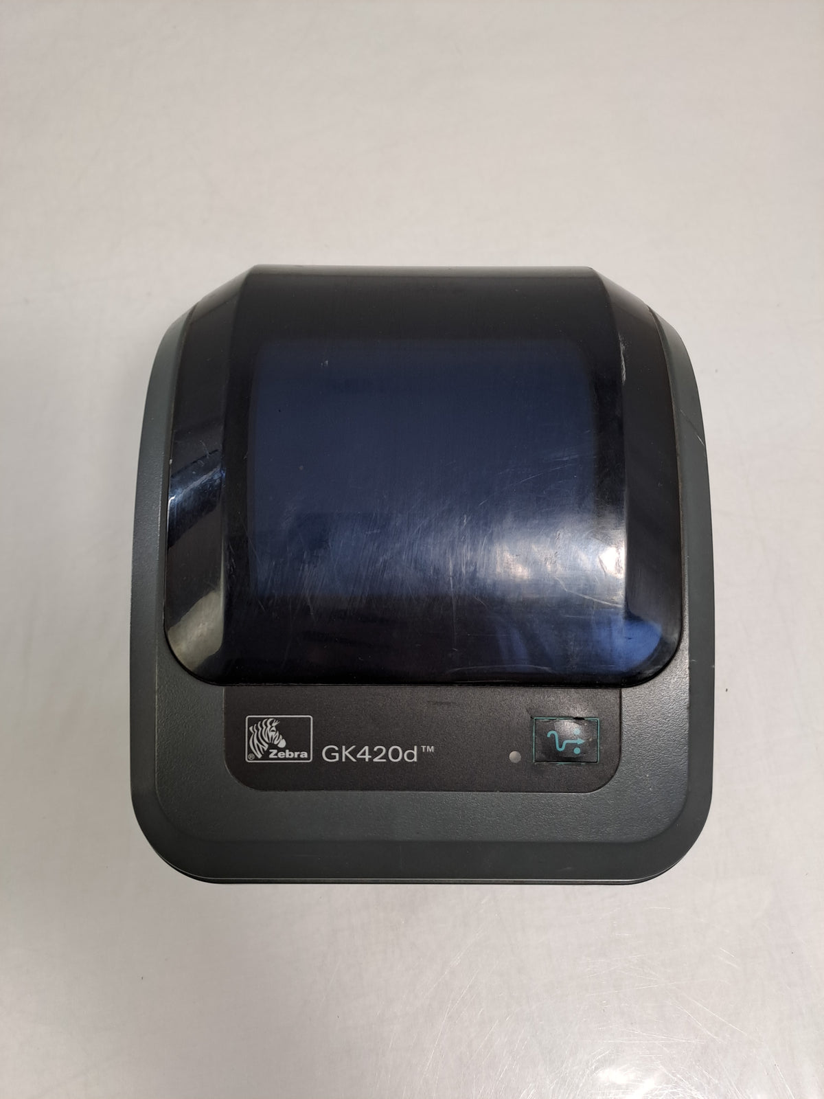 Zebra GK420d 4in 203dpi Direct Thermal Barcode Label Printer Tested No PSU