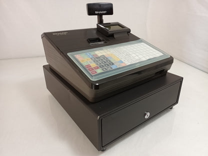 Sharp XE-A217B Electronic Cash Register Till Thermal Printer No Key/SD Card