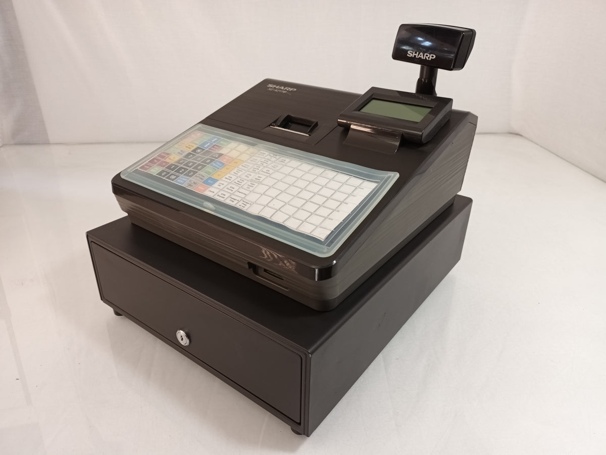 Sharp XE-A217B Electronic Cash Register Till Thermal Printer No Key/SD Card