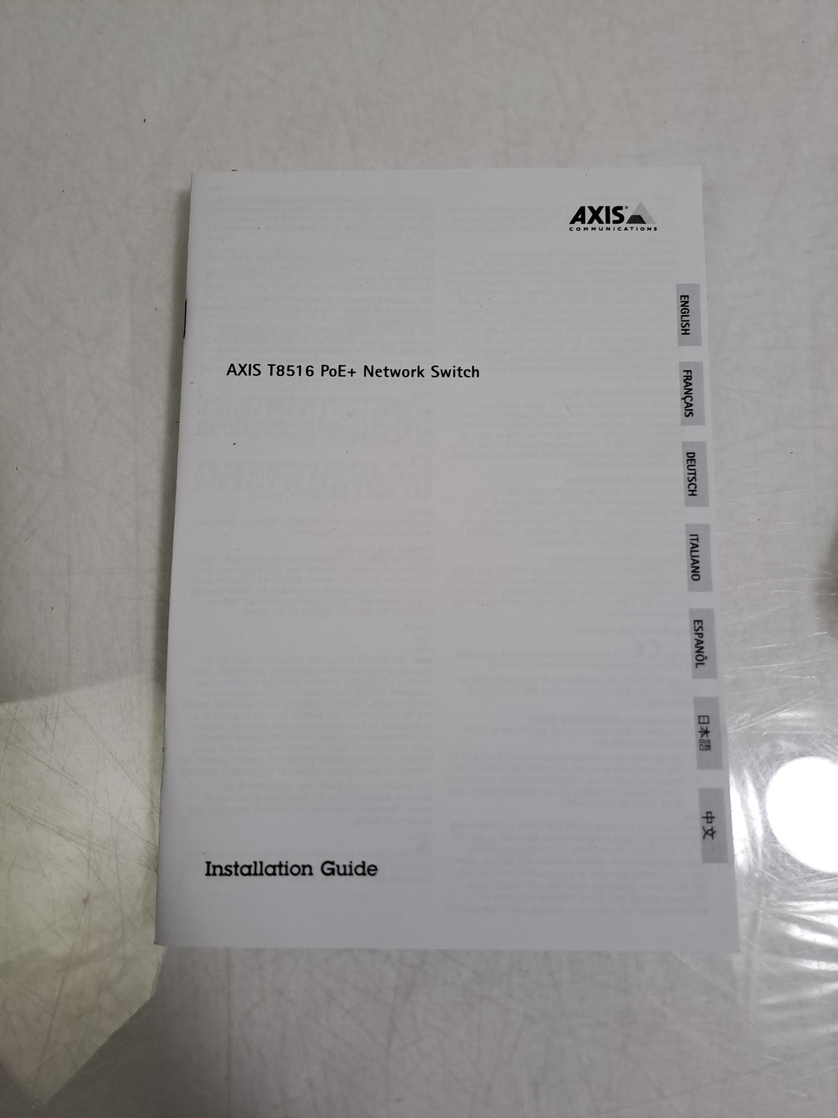 Axis T8516 16-Port Gigabit PoE+ Managed Network Switch 5801-693 New