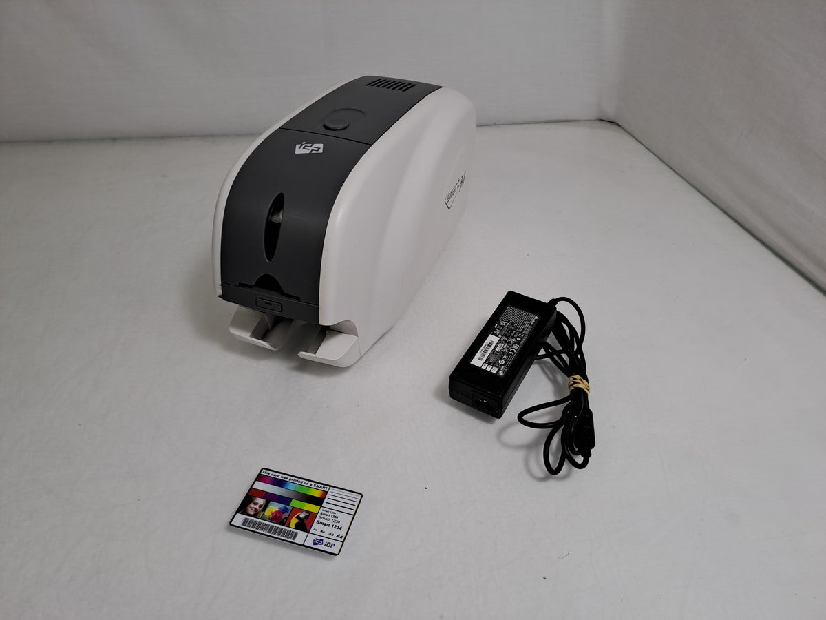 IDP Smart 31S Single-Sided Colour ID Card Printer 300dpi CR80 PSU Tested