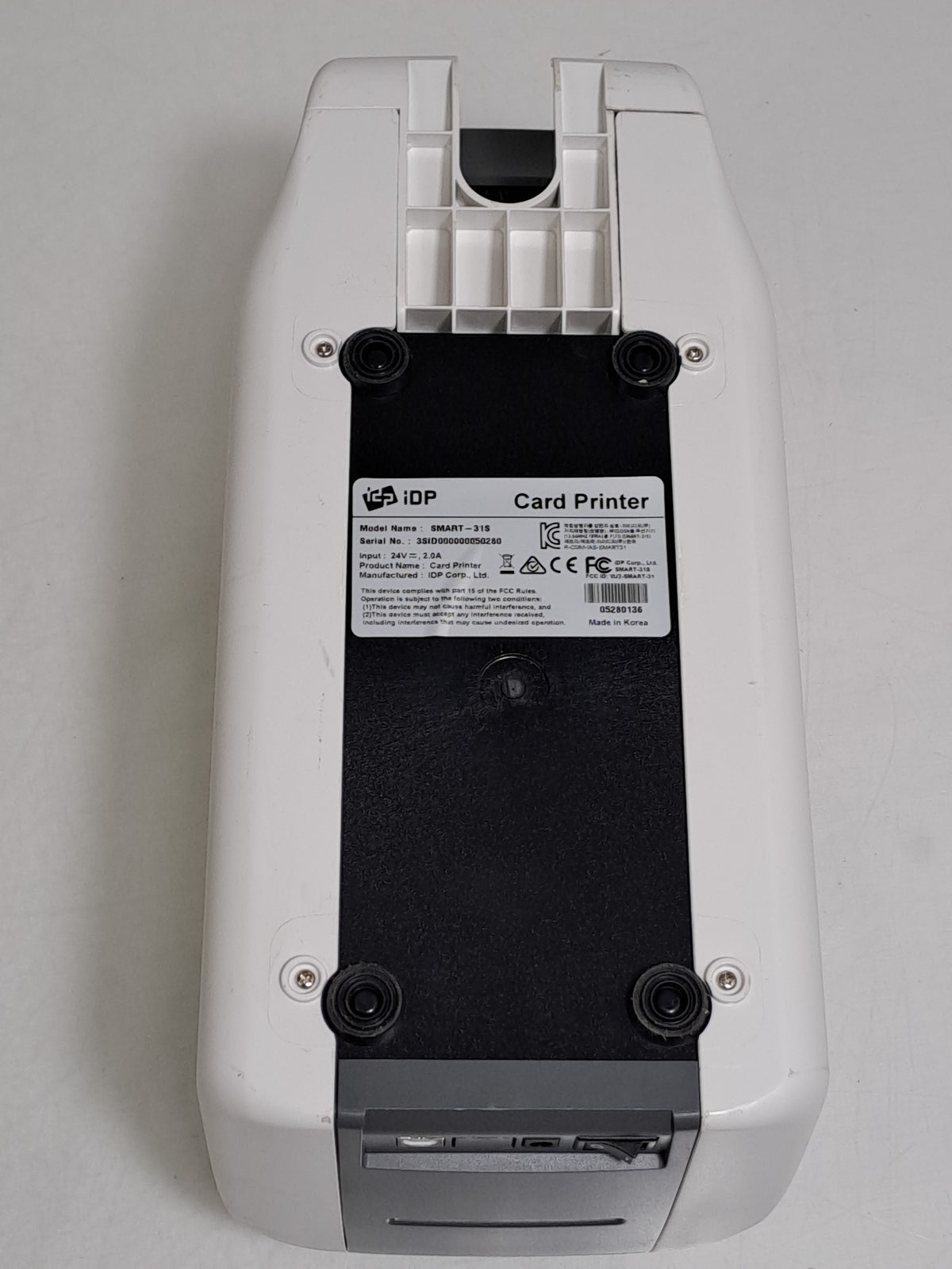 IDP Smart 31S Single-Sided Colour ID Card Printer 300dpi CR80 PSU Tested