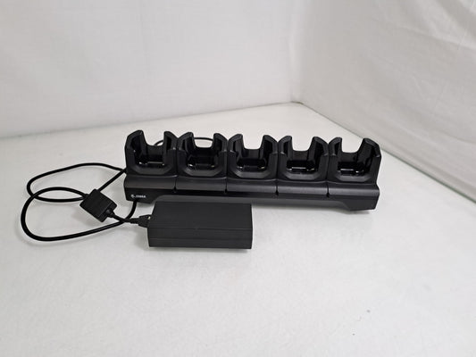 Zebra TC20 TC25 5-Slot Charging Cradle CRD-TC2X-SE5CO-01 PSU Tested