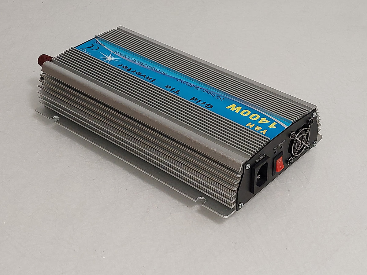 Y&H GTI-1400W 1400W MPPT Grid Tie Solar Inverter 22-50V DC 230V Power Tested