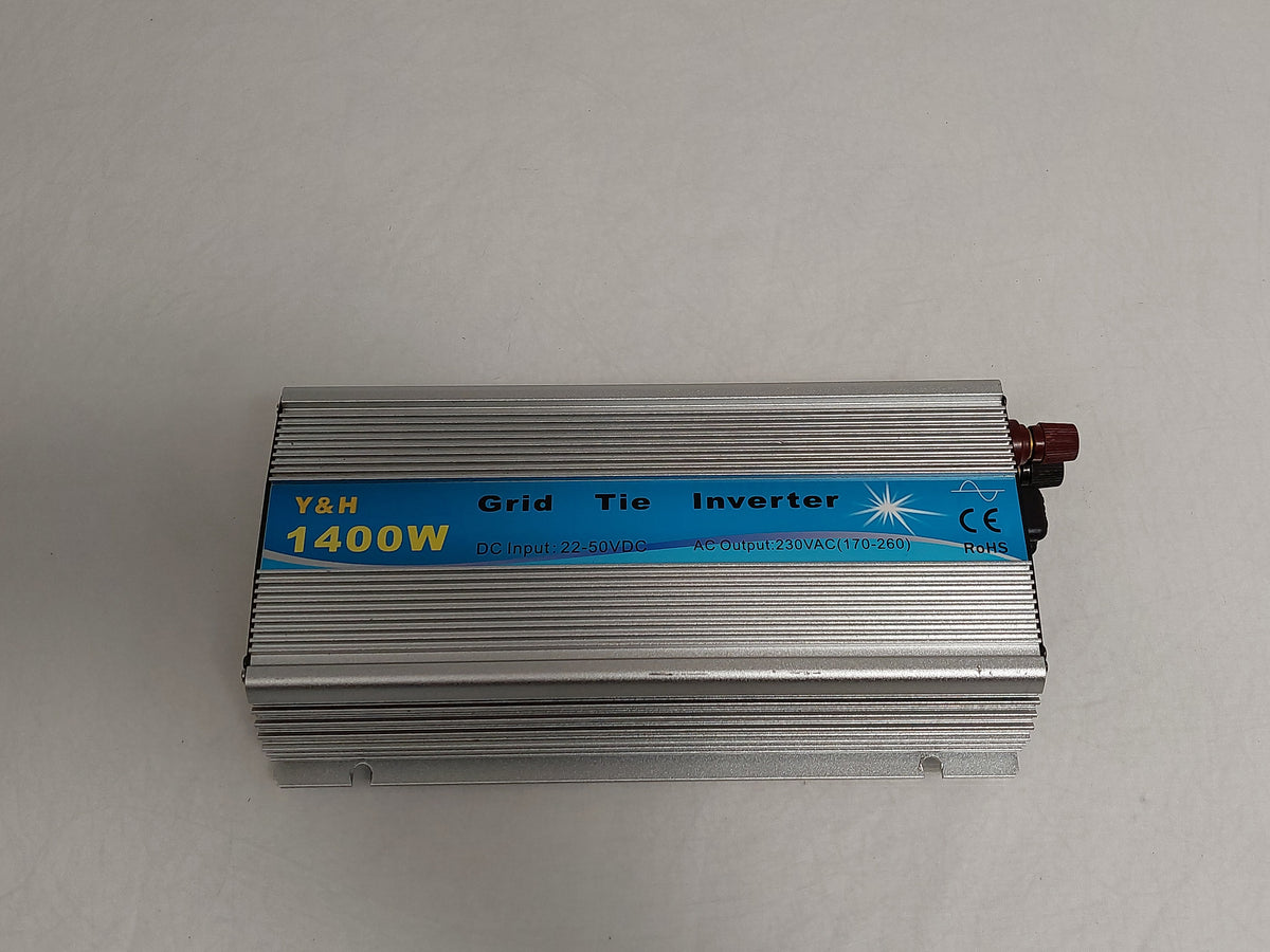 Y&H GTI-1400W 1400W MPPT Grid Tie Solar Inverter 22-50V DC 230V Power Tested