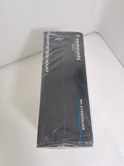 Neomounts NM-D750DSILVER Dual 32in Monitor Arm Gas Spring Desk Mount New