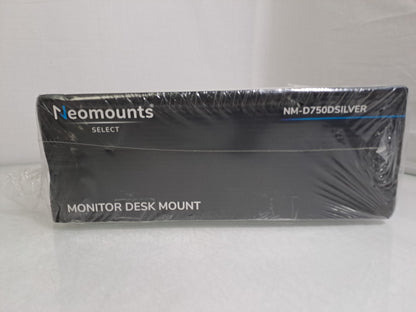 Neomounts NM-D750DSILVER Dual 32in Monitor Arm Gas Spring Desk Mount New