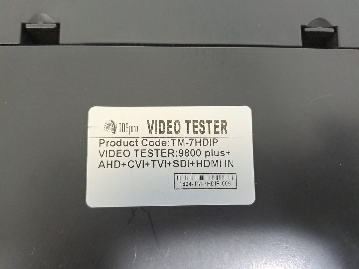 DDSpro TM-7HDIP 9800 Plus+ ADHS 7in 4K CCTV Camera Tester No PSU