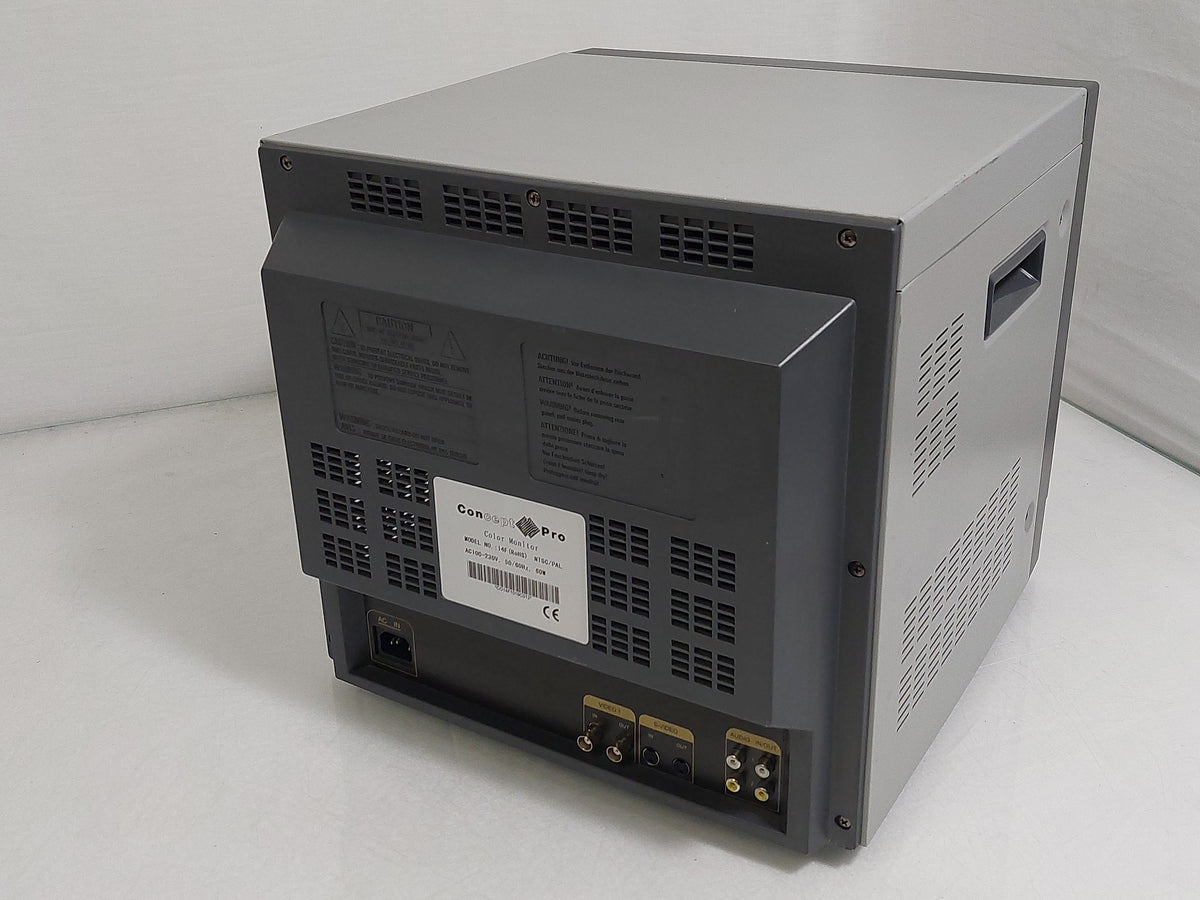 Concept Pro CP-14F 14" CRT Colour CCTV Security Video Monitor BNC Vintage