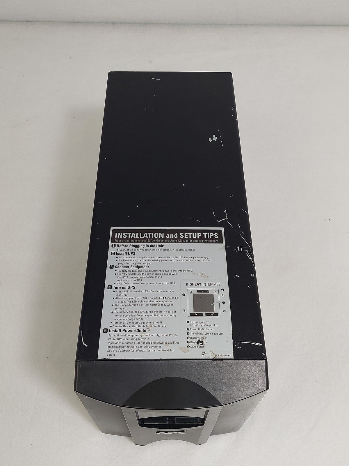 APC Smart-UPS C SMC1500I 1500VA 900W Tower UPS No Battery Fully Tested