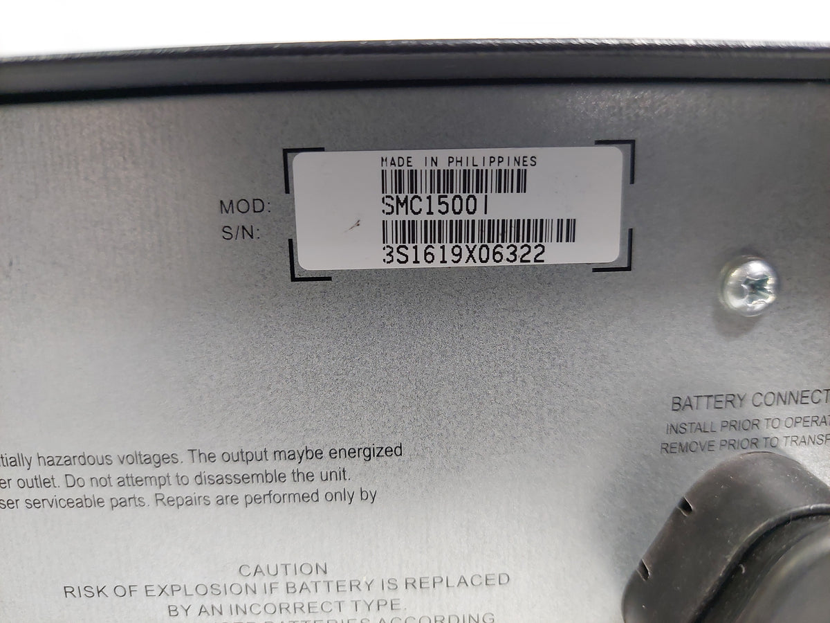 APC Smart-UPS C SMC1500I 1500VA 900W Tower UPS No Battery Fully Tested