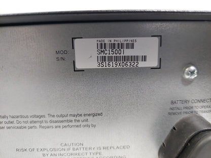APC Smart-UPS C SMC1500I 1500VA 900W Tower UPS No Battery Fully Tested