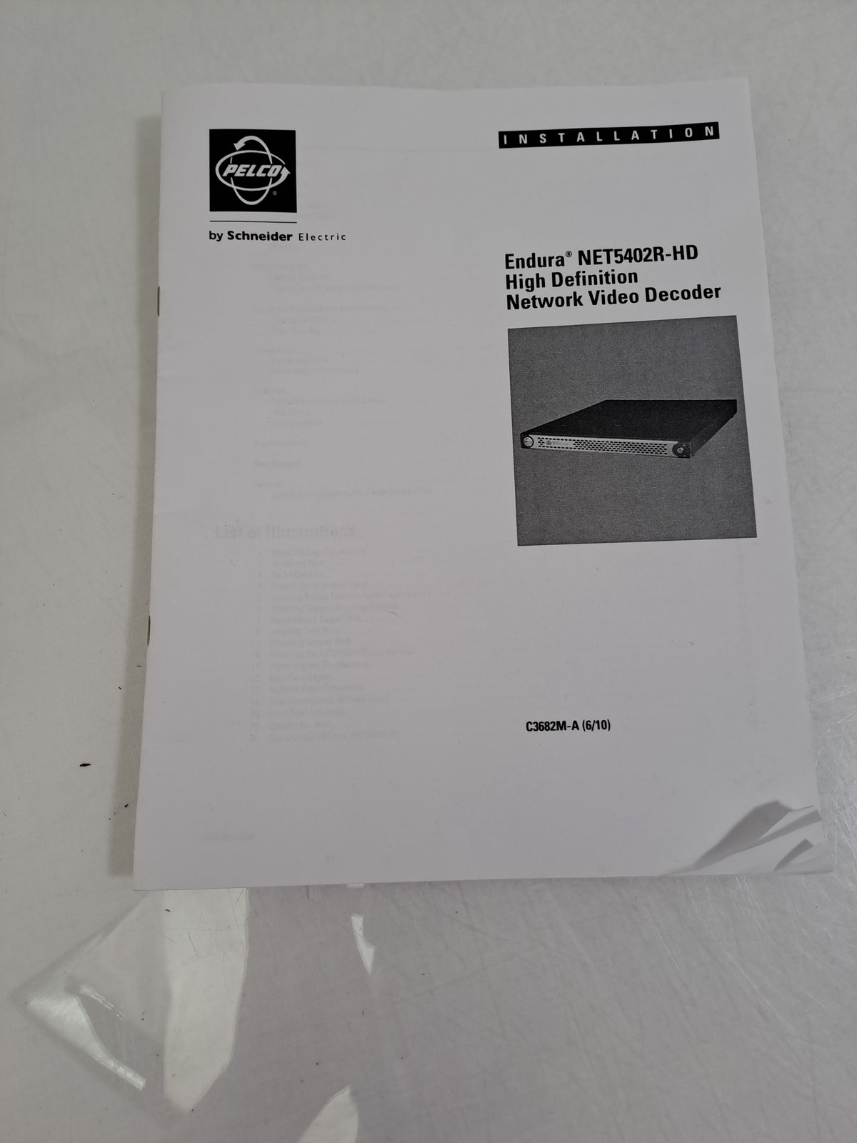 Pelco Endura NET5402R-HD HD Network Video Decoder Dual DVI No OS Tested
