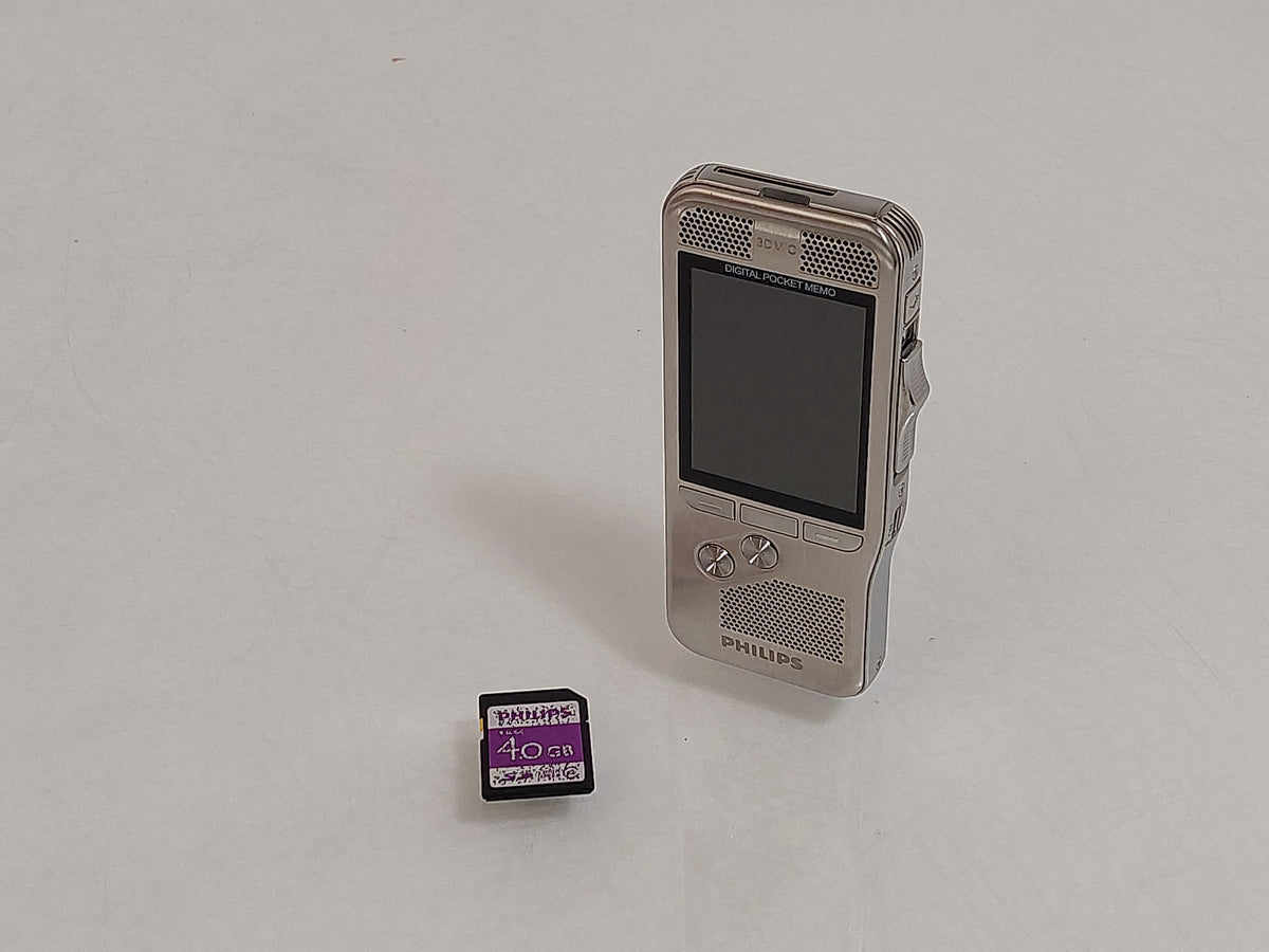 Philips DPM8000 PocketMemo Digital Voice Recorder Dictaphone 4GB SD Tested