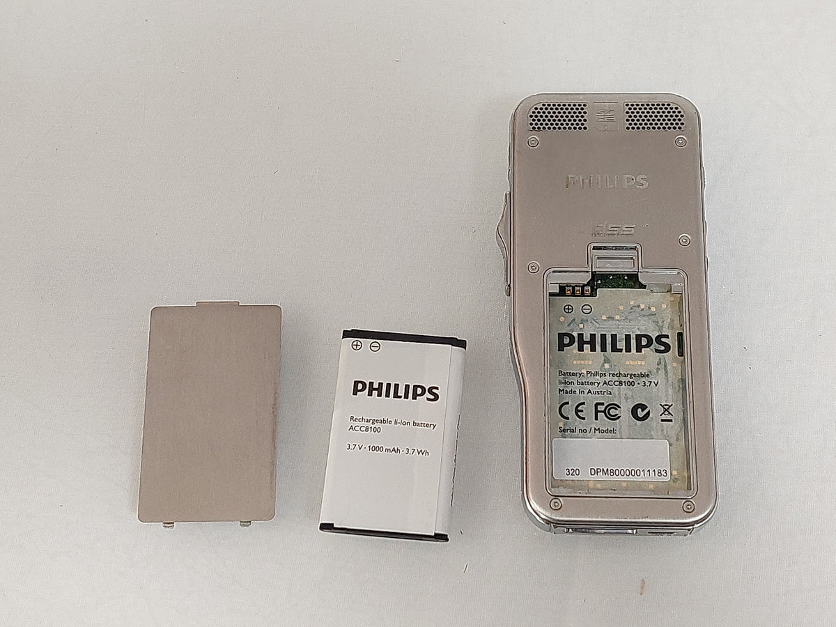Philips DPM8000 PocketMemo Digital Voice Recorder Dictaphone 4GB SD Tested