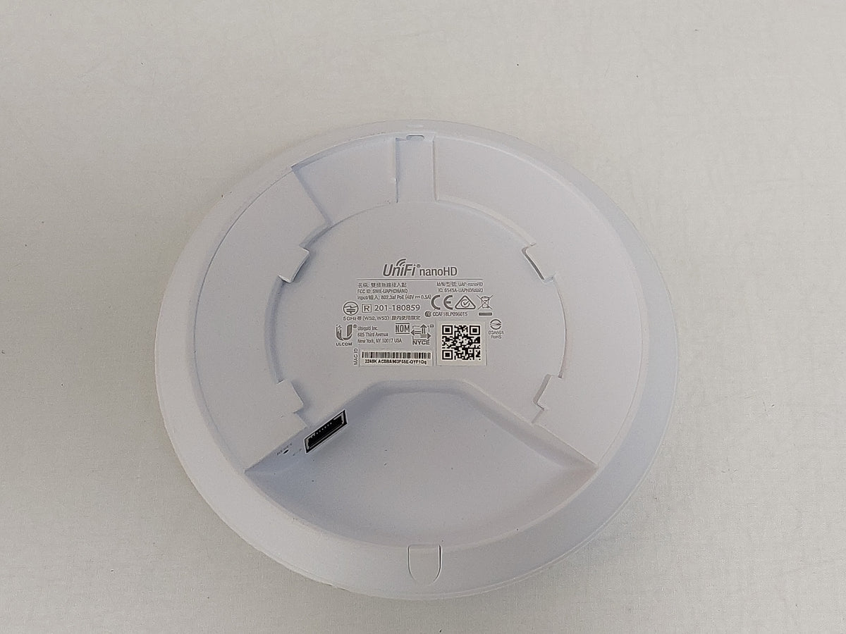 Ubiquiti UniFi UAP-nanoHD 1733Mbps 4x4 MU-MIMO PoE Wireless AP No PSU