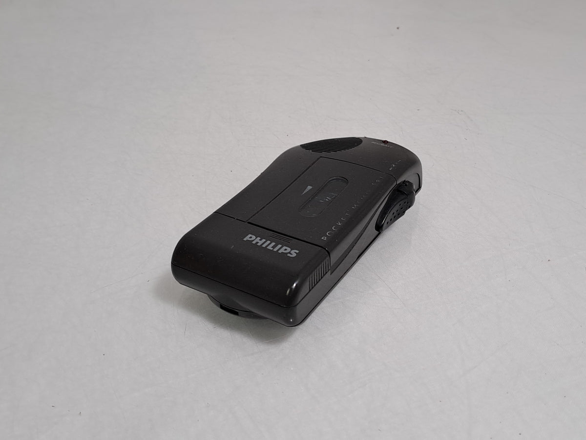 Philips LFH281 PocketMemo Mini Cassette Dictaphone Voice Recorder Power Tested