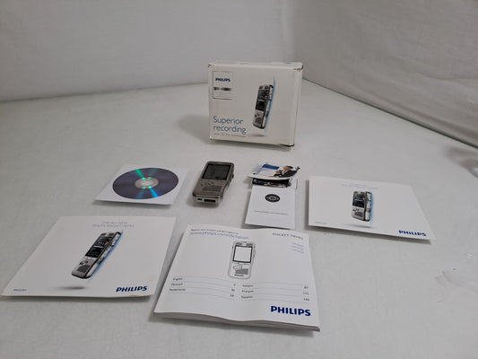 Philips DPM8000 PocketMemo Digital Voice Recorder Dictaphone 4GB SD Tested