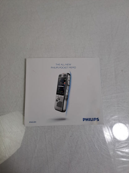 Philips DPM8000 PocketMemo Digital Voice Recorder Dictaphone 4GB SD Tested