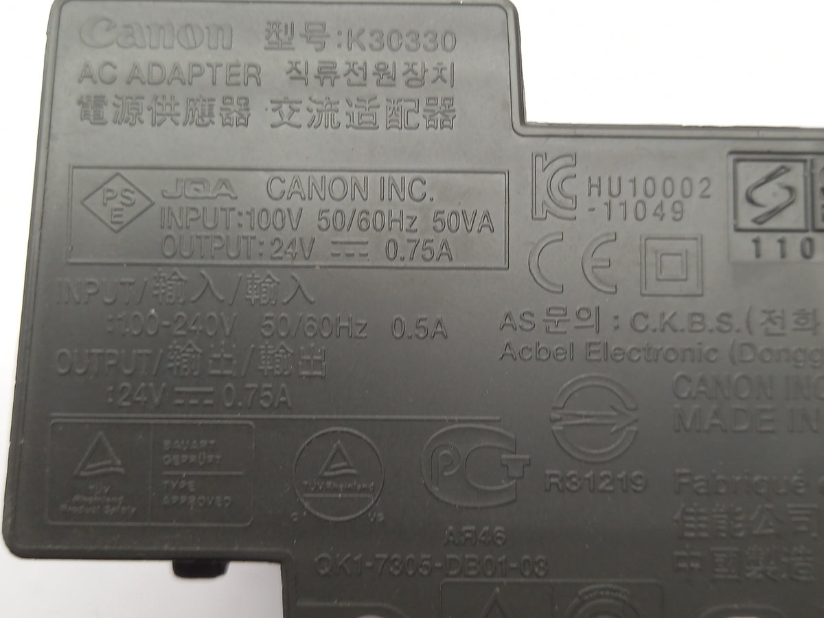 Canon Pixma K30330 24V 0.75A AC Adapter Printer Power Supply