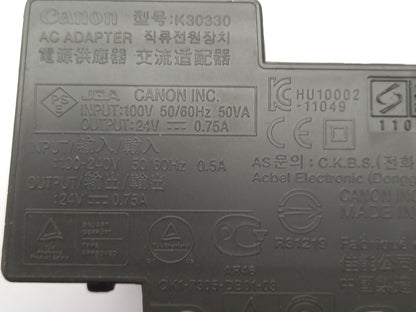 Canon Pixma K30330 24V 0.75A AC Adapter Printer Power Supply