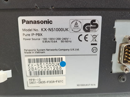 Panasonic KX-NS1000 Smart Hybrid PBX Server KX-NS0130 Stack-M Tested