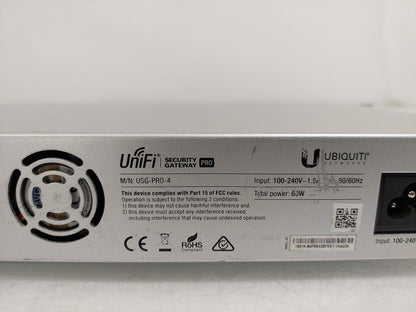 Ubiquiti UniFi USG-PRO-4 Security Gateway Router Firewall VPN Tested