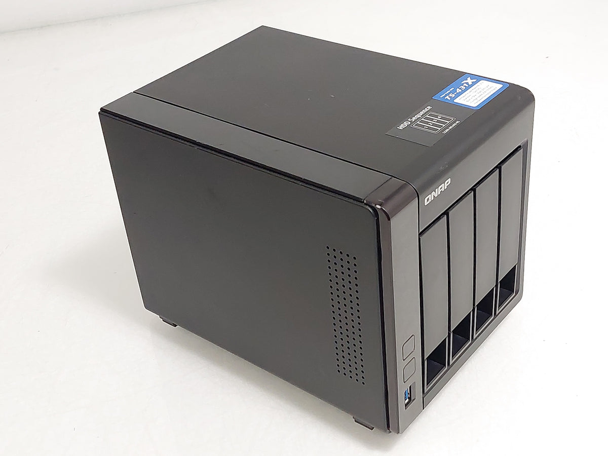 QNAP TS-431X 4-Bay NAS 10GbE SFP+ Network Storage No HDDs PSU Included Tested