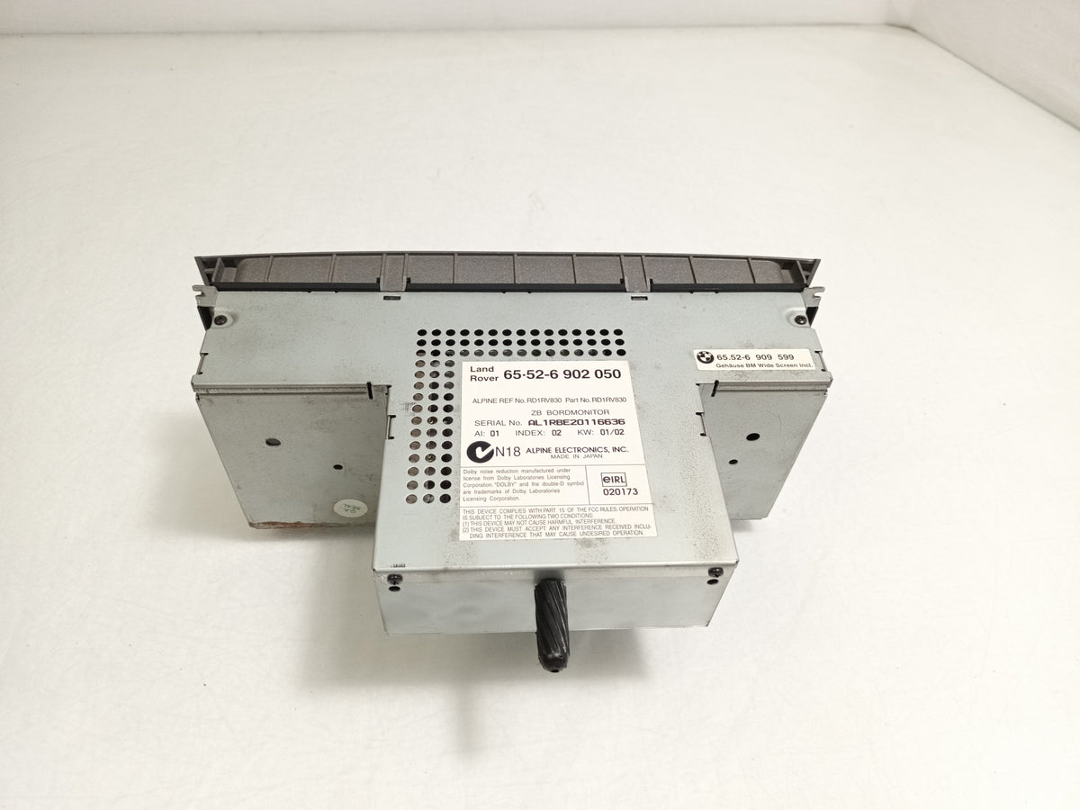 Range Rover L322 Alpine RD1RV830 16:9 Navigation Monitor 65526902050 Untested