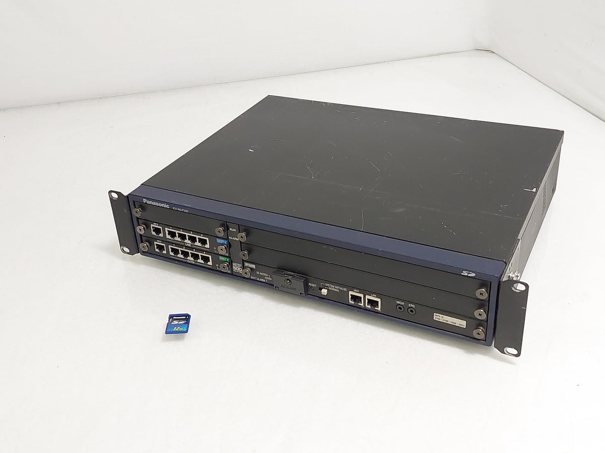 Panasonic KX-NCP500 IP-PBX KX-NCP1180 KX-NCP1170 32MB SD Tested