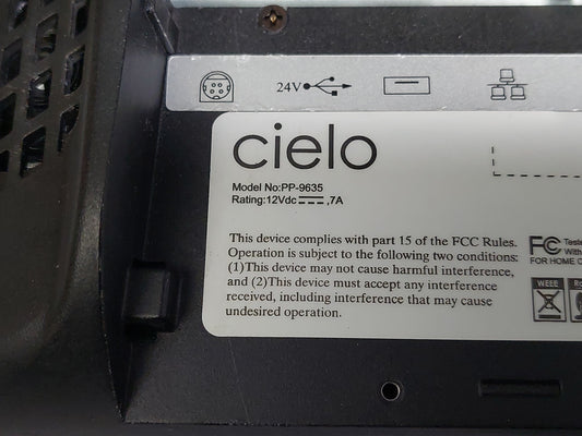 Cielo AerPOS PP-9635 15in Touchscreen EPOS J1900 4GB 128GB SSD No OS