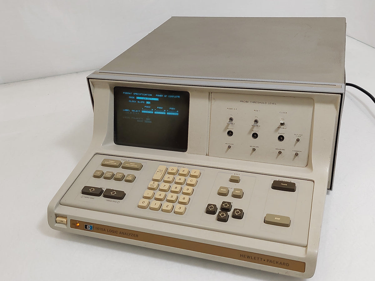 Hewlett Packard 1615A 24-Channel 20MHz Logic Analyzer Tested Working