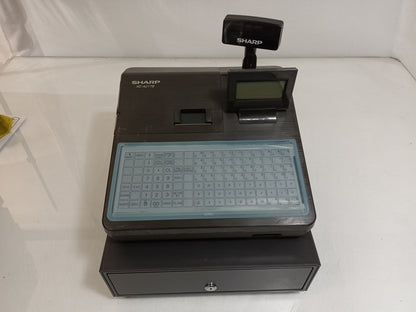 Sharp XE-A217B Electronic Cash Register Till Factory Reset Tested No Key