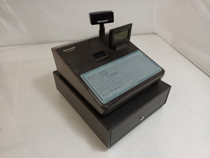 Sharp XE-A217B Electronic Cash Register Till Factory Reset Tested No Key