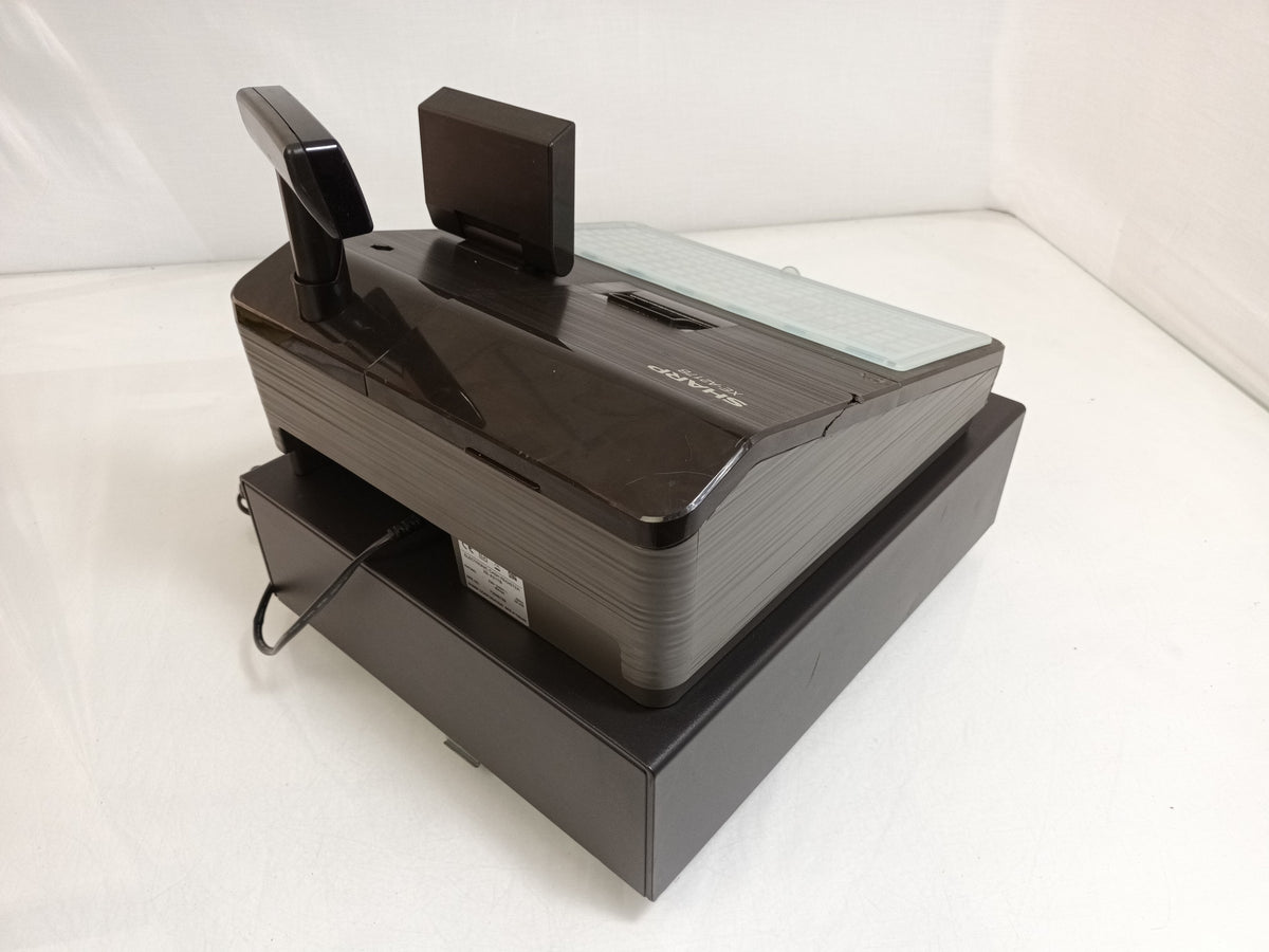 Sharp XE-A217B Electronic Cash Register Till Factory Reset Tested No Key