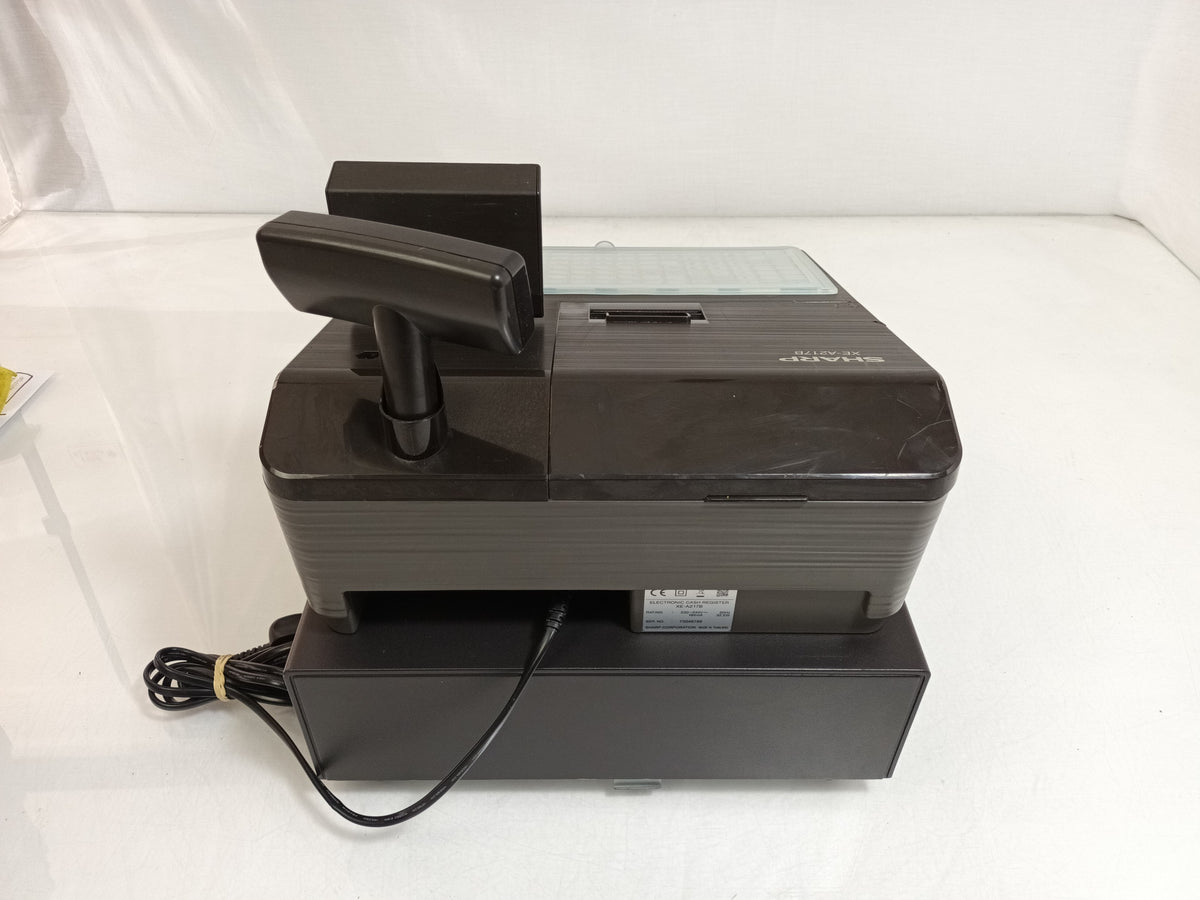 Sharp XE-A217B Electronic Cash Register Till Factory Reset Tested No Key