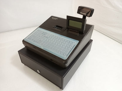 Sharp XE-A217B Electronic Cash Register Till Factory Reset Tested No Key