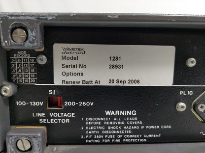Datron Wavetek 1281 Selfcal 8.5 Digit Precision Bench Multimeter Tested