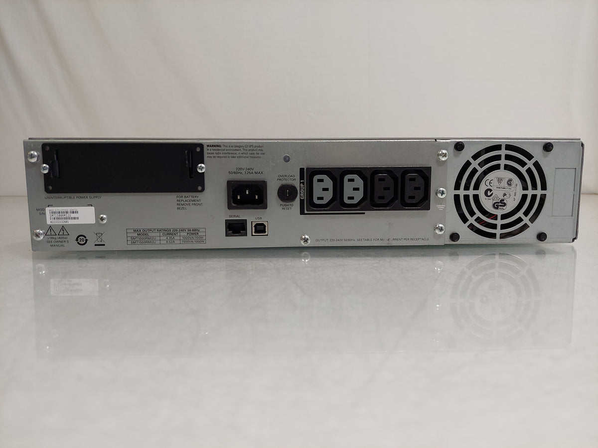 APC SMT1500RMI2U Smart-UPS 1500VA 1000W 2U Rackmount UPS No Battery