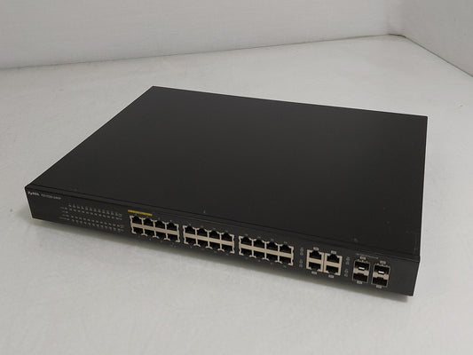 Zyxel GS1920-24HP 24-Port Gigabit PoE+ Managed Network Switch 375W