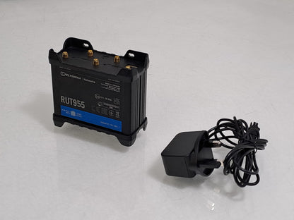 Teltonika RUT955 4G LTE Dual SIM Industrial Router RS232 RS485 GPS WiFi PSU