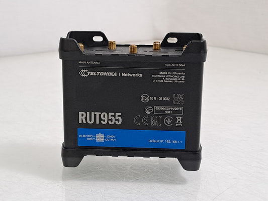 Teltonika RUT955 4G LTE Dual SIM Industrial Router RS232 RS485 GPS WiFi PSU
