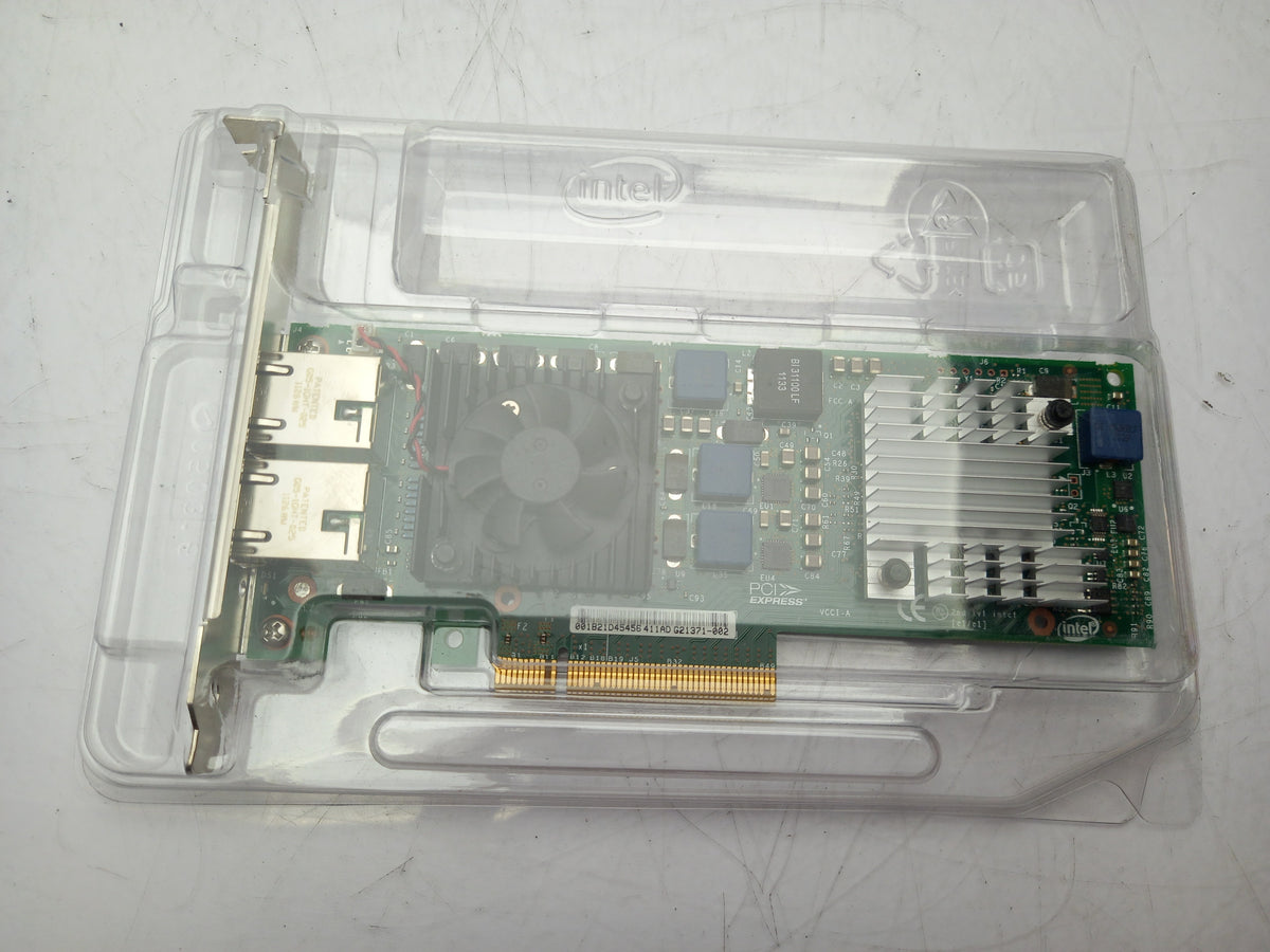 Intel X520-T2 10Gb Dual Port PCIe Ethernet Server Adapter 0JM42W JM42W - New