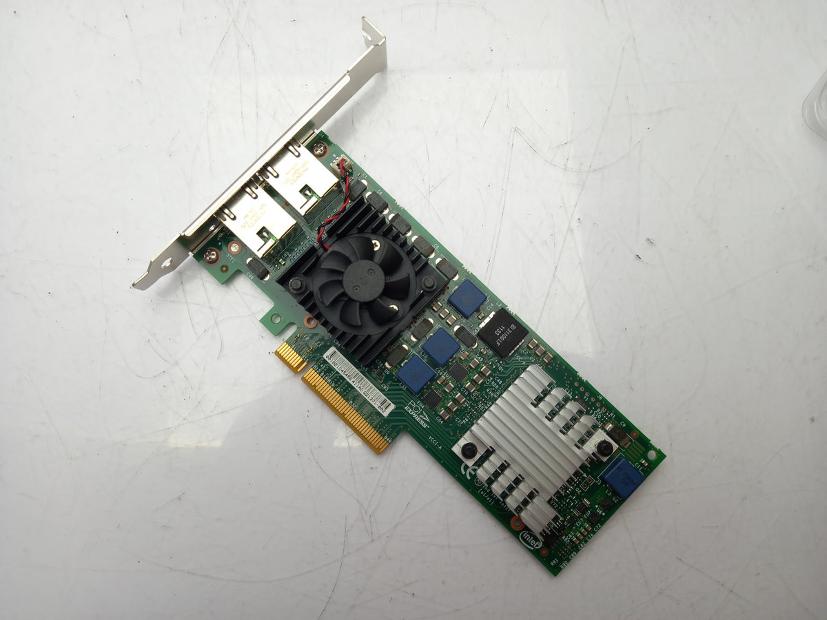 Intel X520-T2 10Gb Dual Port PCIe Ethernet Server Adapter 0JM42W JM42W - New