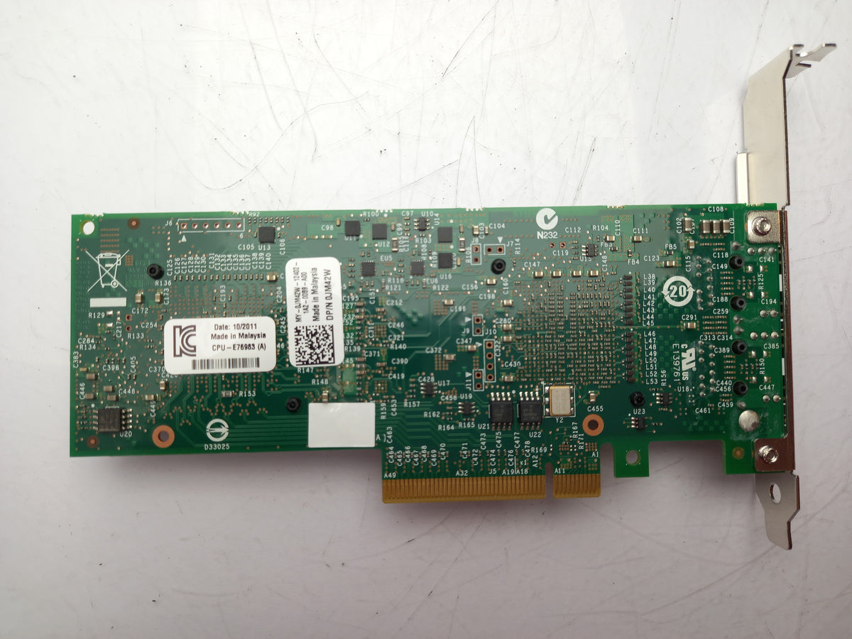 Intel X520-T2 10Gb Dual Port PCIe Ethernet Server Adapter 0JM42W JM42W - New