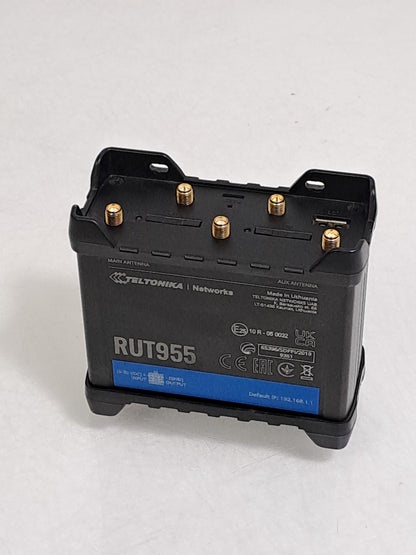 Teltonika RUT955 4G LTE Dual SIM Industrial Router RS232 RS485 GPS No PSU