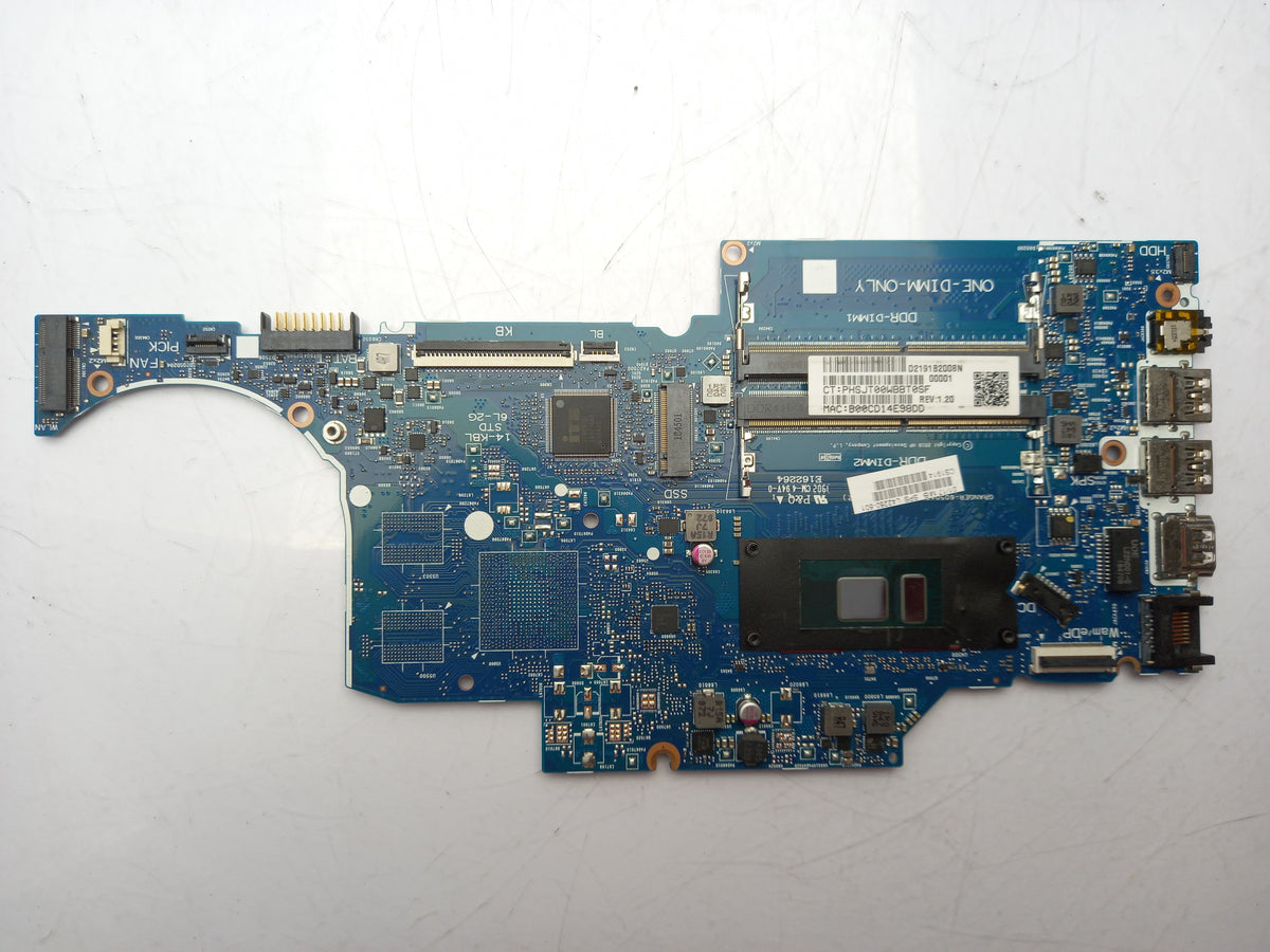 HP 14-CK 240 G7 Laptop Motherboard Intel i7-7500U 2.7GHz DDR4 L42280-601