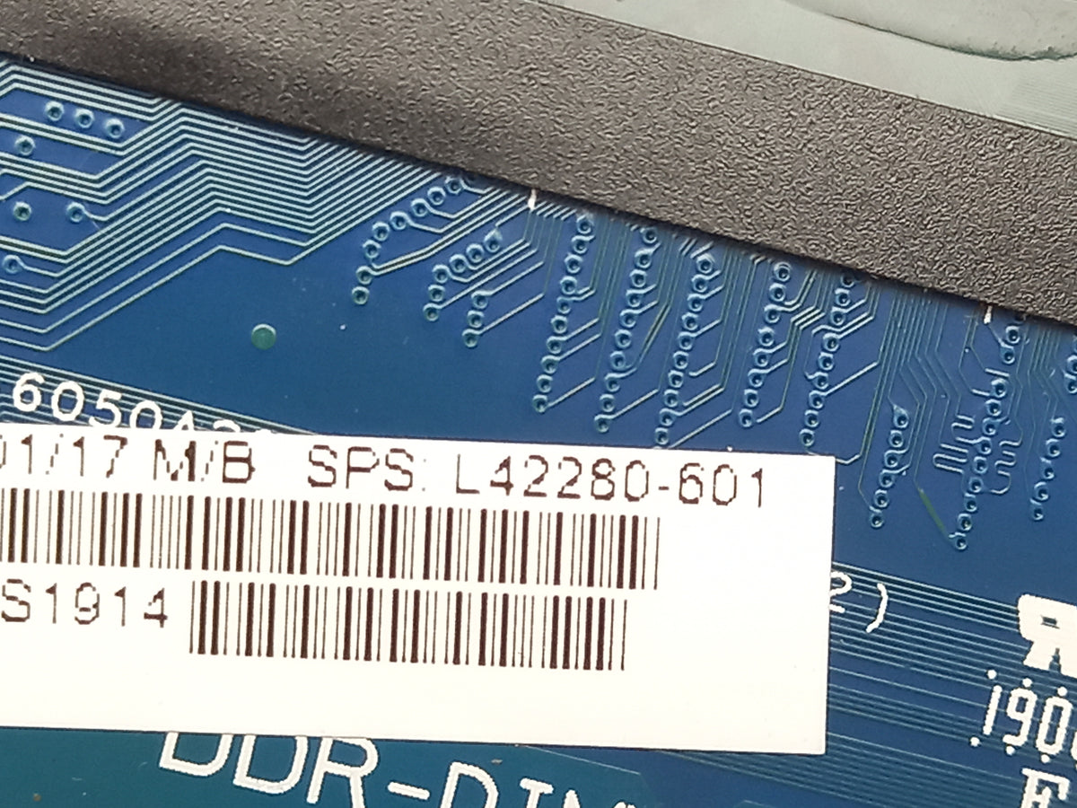 HP 14-CK 240 G7 Laptop Motherboard Intel i7-7500U 2.7GHz DDR4 L42280-601