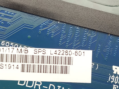 HP 14-CK 240 G7 Laptop Motherboard Intel i7-7500U 2.7GHz DDR4 L42280-601