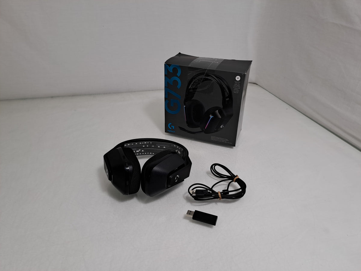 Logitech G733 LIGHTSPEED Wireless RGB Gaming Headset Black USB Receiver